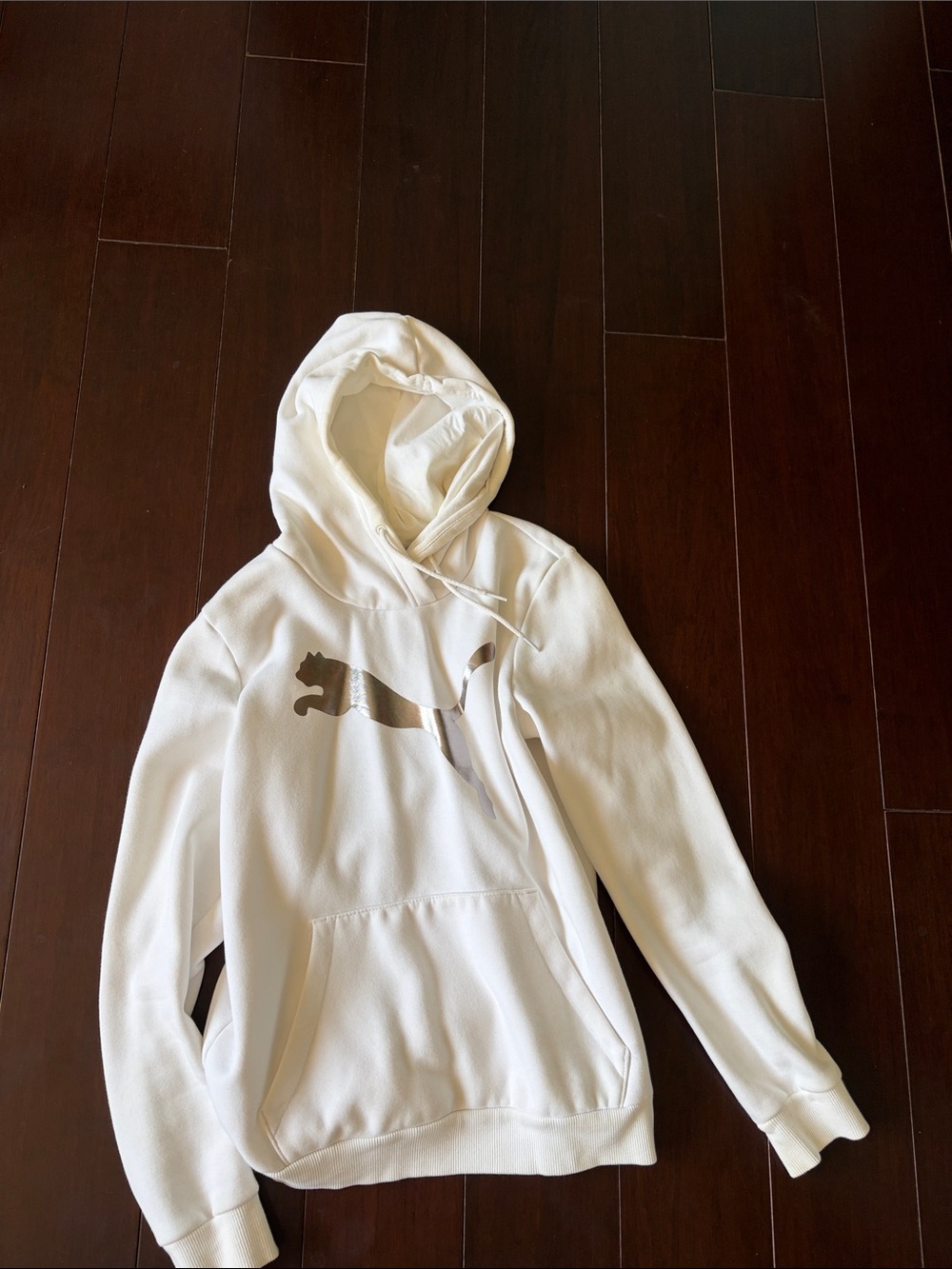 White Puma hoodie
